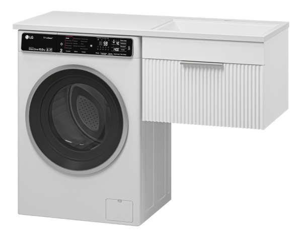 Тумба с раковиной под стиральную машину 60 Brevita Enfida УТ000016095